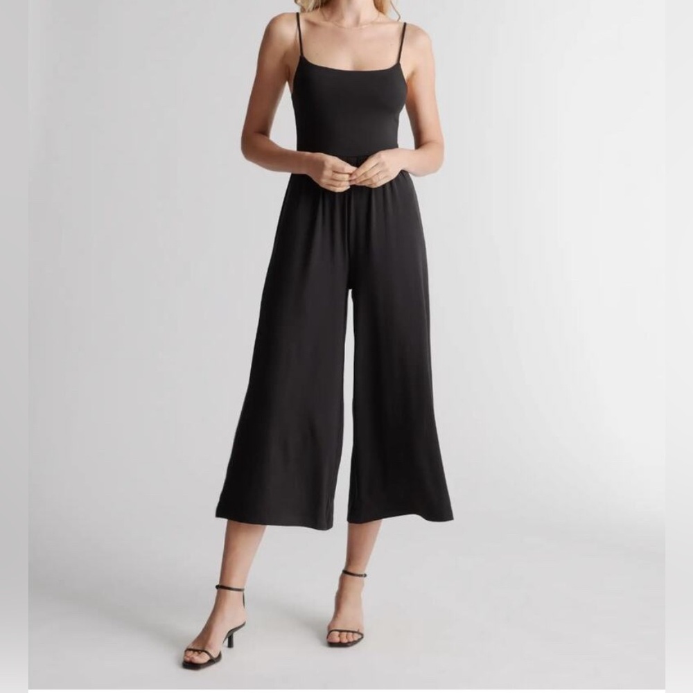 Quince jersey black Jumpsuit size L
